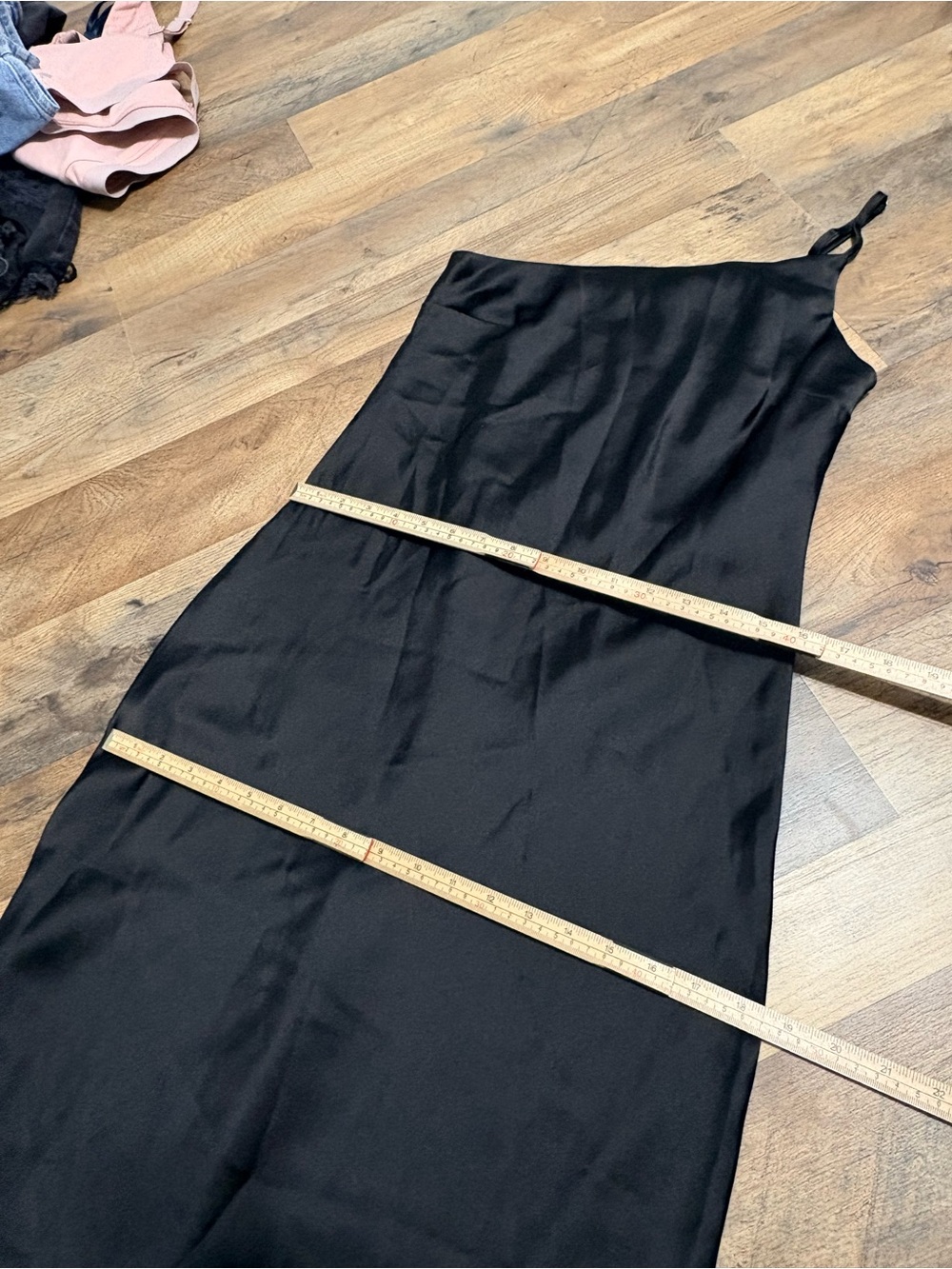 Forever 21 Black One Shoulder Maxi Dress Size Medium Formal Evening Gown - Picture 4 of 7